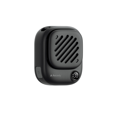 Aecooly NK01 Portable Handheld Cooling Fan with 3 Speed ​​Settings and Digital LED Display Black
