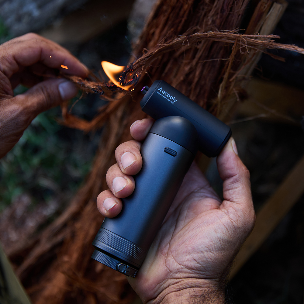 Aecooly OK01 11 in 1 Modular Camping Set Flashlight Compressor Powerbank Alarm Mode etc. - 6