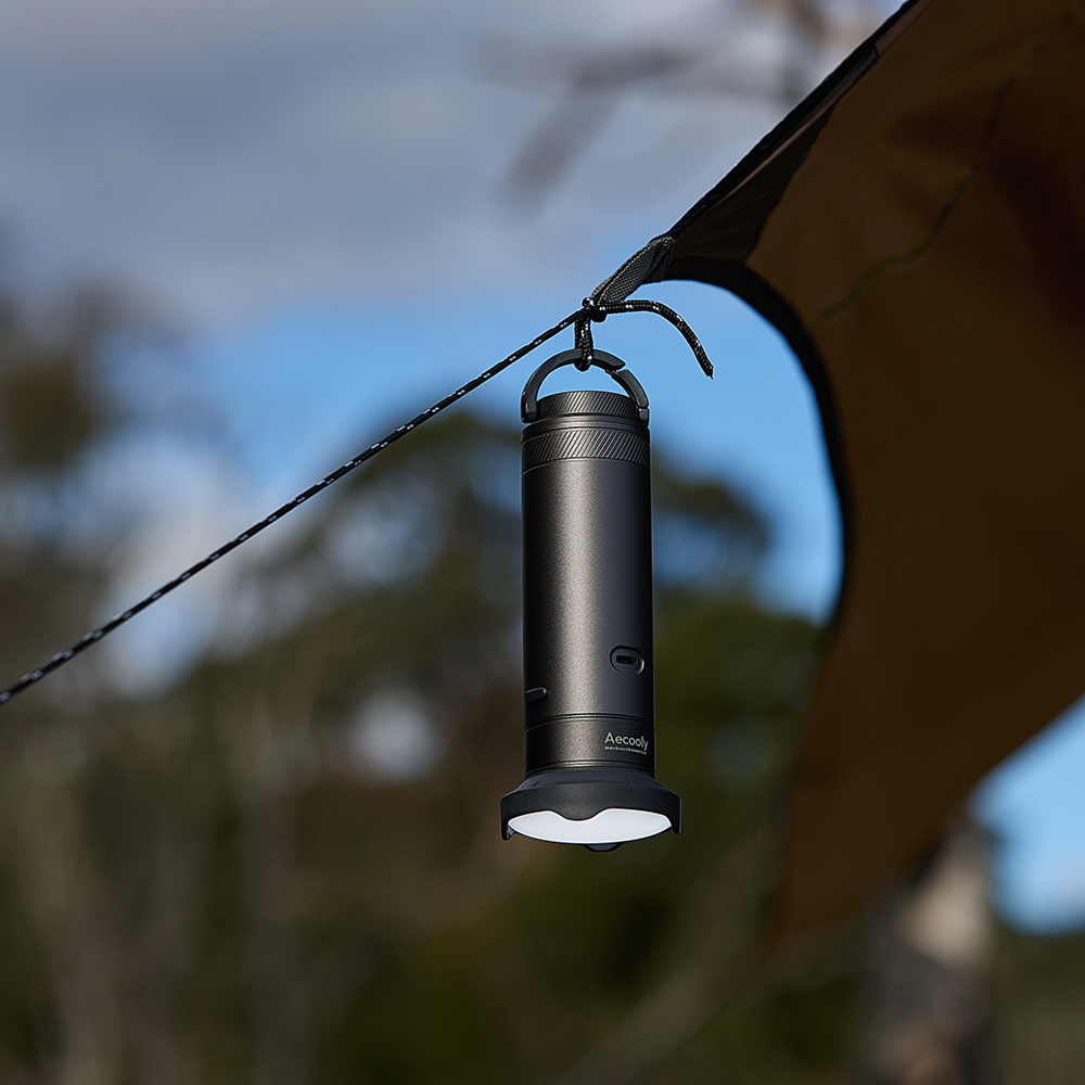 Aecooly OK01 11 in 1 Modular Camping Set Flashlight Compressor Powerbank Alarm Mode etc. - 10