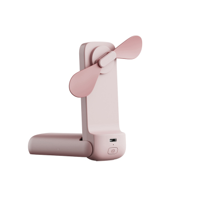 Aecooly PF01 Folding 3 Stage Portable Cooling Hand Fan Pink