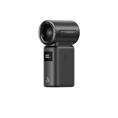 Aecooly PK01-P2 Universal Portable Mini Handheld Cooler with Detachable Powerbank, Type-C Connector, 4 Speed ​​Settings, 2200mAh Black