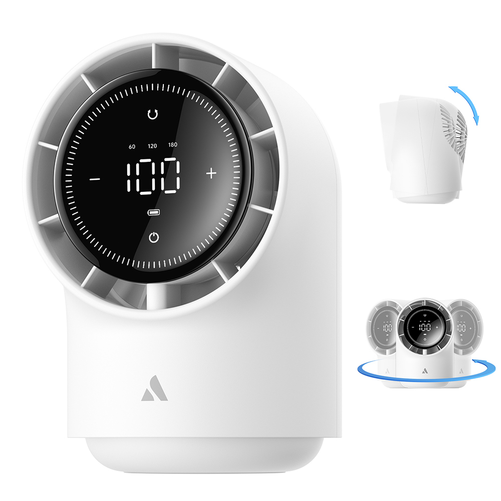 Aecooly TB01 Dijital LED Göstergeli Portatif Soğutucu Masa Fanı - 4