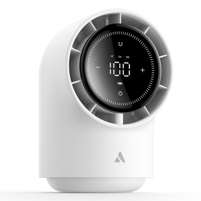 Aecooly TB01 Portable Desk Fan with Digital LED Display White