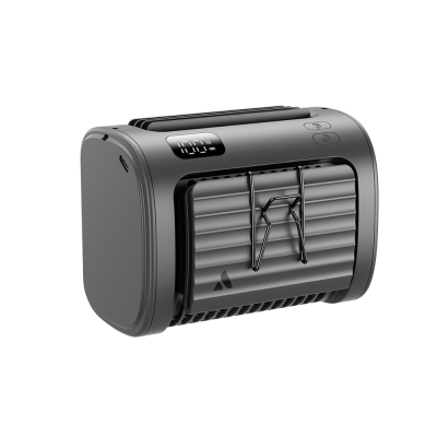 Aecooly UH01 Flow 01 Dijital LED Göstergeli 5 Kademeli Bel ve Boyun Tipi Portatif Soğutucu Fan 6000mAh Gri