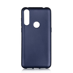 Alcatel 1S 2020 Case Zore Premier Silicon Cover Navy blue