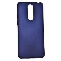 Alcatel 3 2019 Case Zore Premier Silicon Cover Navy blue