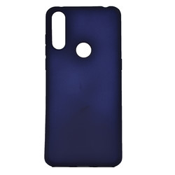 Alcatel 3X 2019 Case Zore Premier Silicon Cover Navy blue