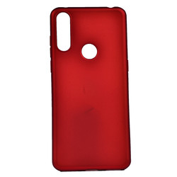 Alcatel 3X 2019 Kılıf Zore Premier Silikon Kapak Kırmızı