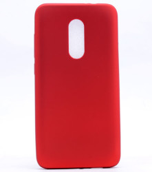 Alcatel A7 Kılıf Zore Premier Silikon Kapak Kırmızı