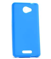 Alcatel Pop 4S Kılıf Zore Süper Silikon Kapak Mavi