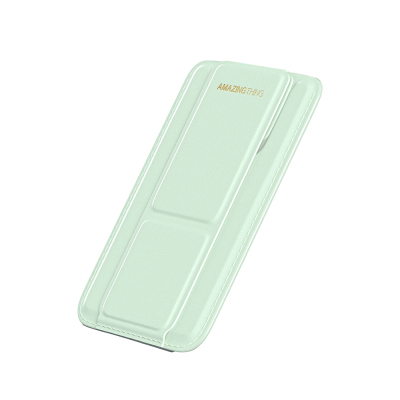 Amazingthing Edition Mag Series Functional Versatile Magnetic Card Holder with Grip Stand Green
