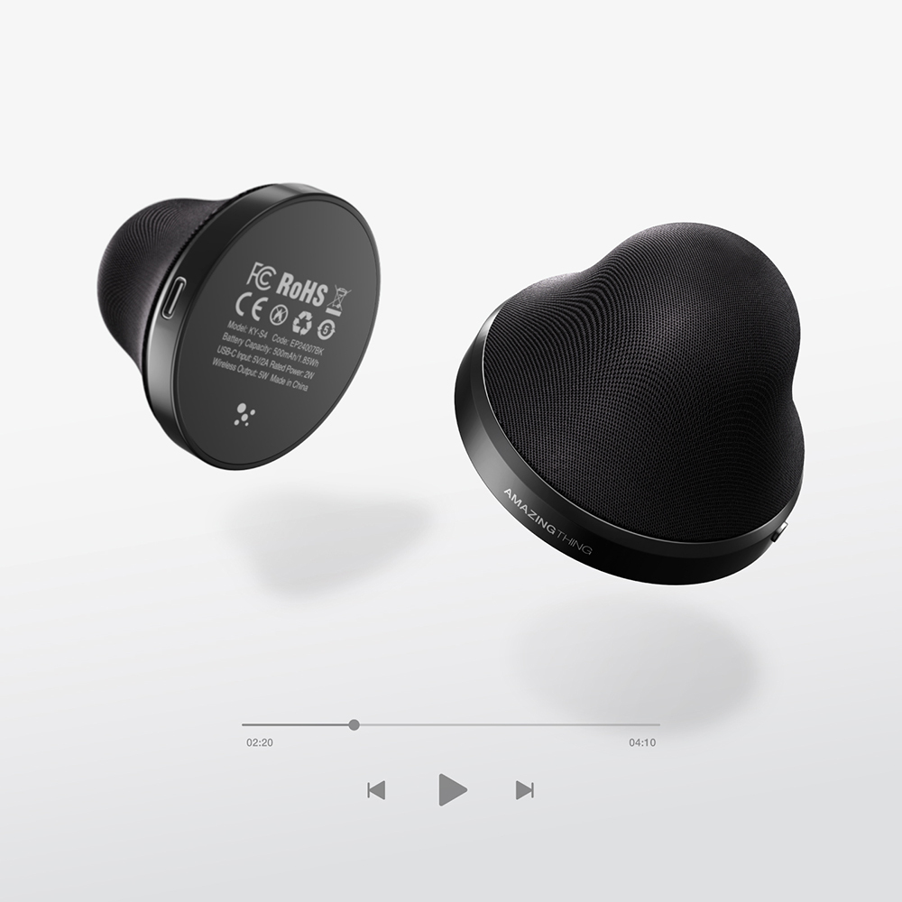 Amazingthing MagPlay Pocket Wireless Charging Mini Bluetooth Speaker v5.4 - 5