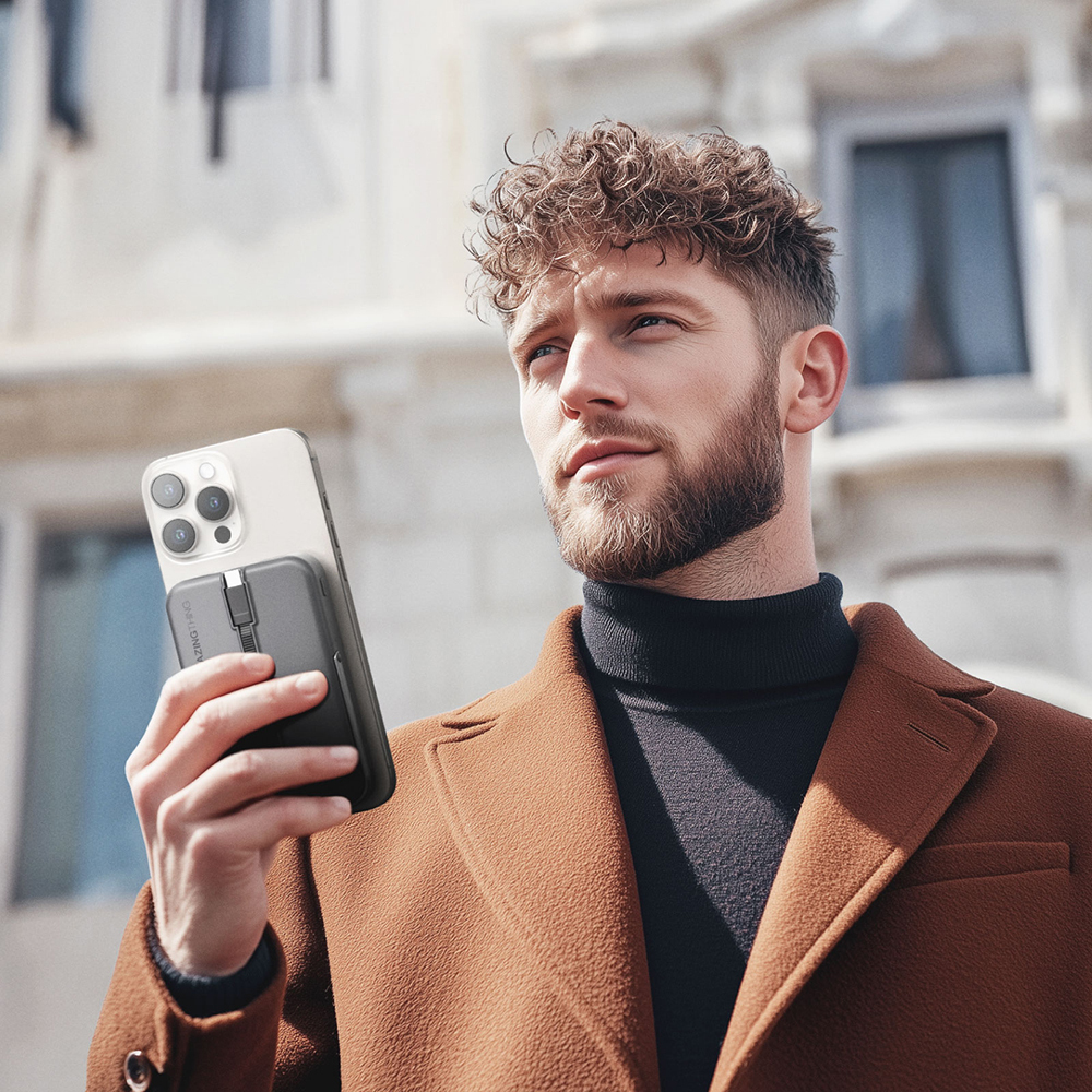 Amazingthing Thunder Go Akıllı Saat Kablosuz Şarj Özellikli PD 22.5W Standlı Wireless Powerbank 15W 10000mAh - 9