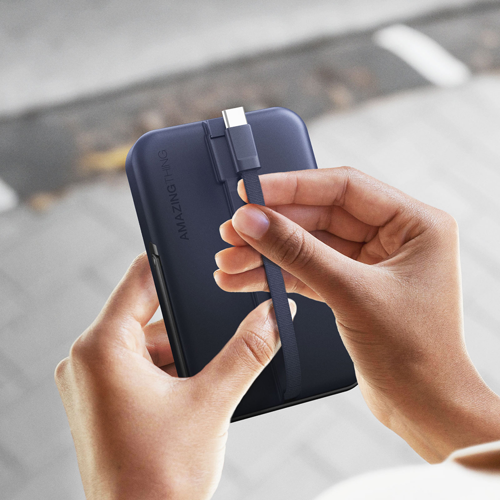 Amazingthing Thunder Go Akıllı Saat Kablosuz Şarj Özellikli PD 22.5W Standlı Wireless Powerbank 15W 10000mAh - 10