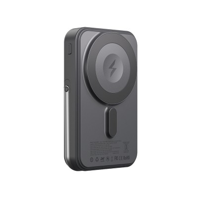Amazingthing Thunder Go Smart Watch Wireless Charging Feature PD 22.5W Stand Wireless Powerbank 15W 10000mAh Black