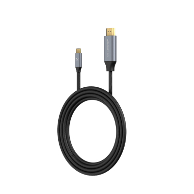 Amazingthing Thunder Pro HDTV Video and Audio Transmitter Type-C to HDMI Cable Ultra HD 4K 60Hz 1.5M Grey