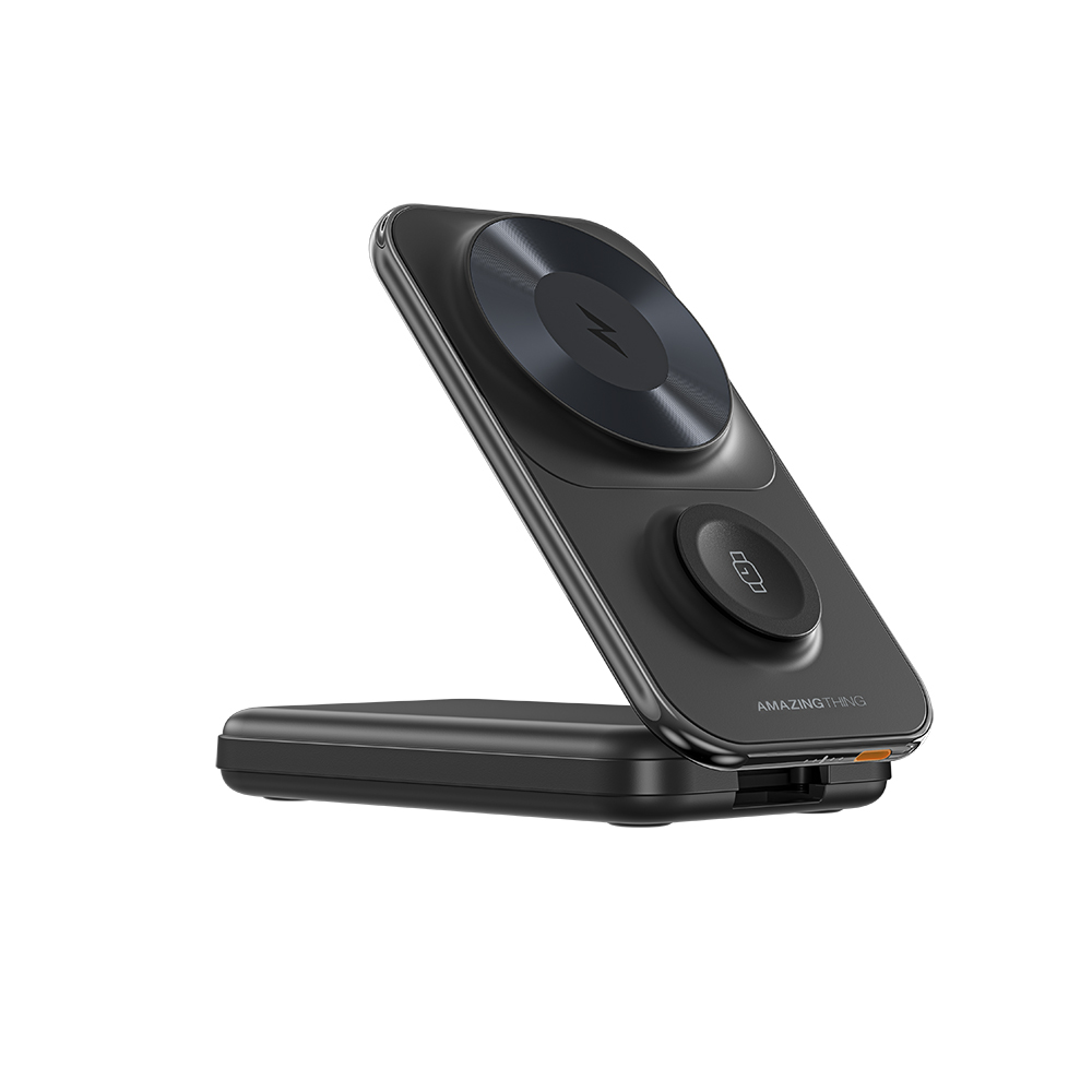 Amazingthing Thunder Pro Mag 6in1 PD22.5W Foldable Stand Wireless Power Bank 8000mAh - 9
