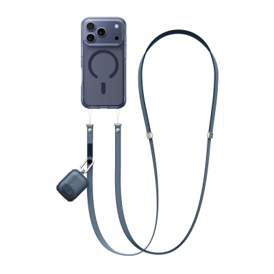 Amazingthing Titan Series Adjustable Magnetic Design Phone and AirPods Neck Strap Blue