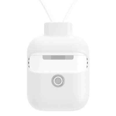 Apple Airpods 2. Nesil Kılıf Boyun Askılı Jelly Bean Tasarımlı Kablosuz Şarj Özellikli Lisanslı Switcheasy ColorBuddy Kapak Beyaz