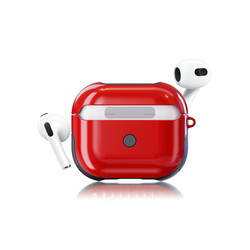 Apple Airpods 3. Generation Case Zore Shockproof Silicon Red