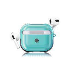 Apple Airpods 3. Generation Case Zore Shockproof Silicon Green