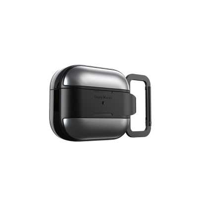 Apple AirPods 3. Nesil Kılıf M-Safe Şarj Özellikli Mutural Meiwo Serisi Kapak Gri