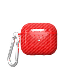 Apple Airpods 3. Nesil Kılıf Zore Airbag 05 Silikon Kırmızı