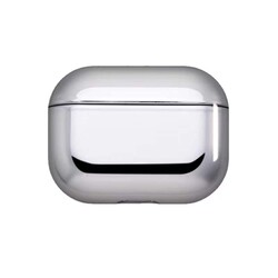 Apple Airpods 3. Nesil Kılıf Zore Airbag 08 Silikon Gümüş