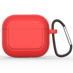 Apple Airpods 3. Nesil Kılıf Zore Airbag 23 Kılıf Kırmızı