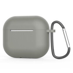 Apple Airpods 3. Nesil Zore Airbag 28 Silicon Case Grey