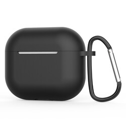 Apple Airpods 3. Nesil Zore Airbag 28 Silikon Kılıf Siyah