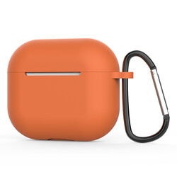 Apple Airpods 3. Nesil Zore Standart Silicon Case Orange