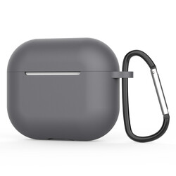 Apple Airpods 3. Nesil Zore Standart Silicon Case Grey