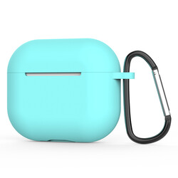 Apple Airpods 3. Nesil Zore Standart Silicon Case Light Blue