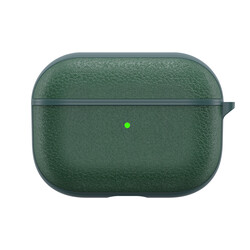 Apple Airpods 3.Nesil Case Wiwu Calfskin Case Green