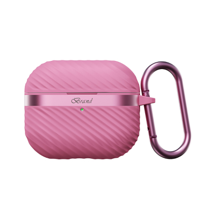 Apple AirPods 3rd Generation Case with M-Safe Charging Function, Mutural Jiguang Series Silicone Cover Koyu Pembe