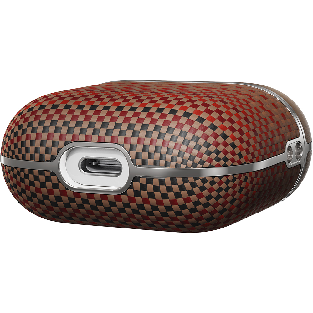 Apple Airpods 4 Case Aramid Fiber Pitaka Tactile Woven Sunset-Moonrise Series Sunset Cover - 8