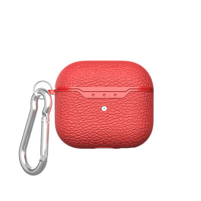 Apple Airpods 4 Case Zore Airbag 03 Silicone Red