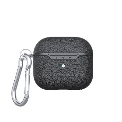 Apple Airpods 4 Case Zore Airbag 03 Silicone Black