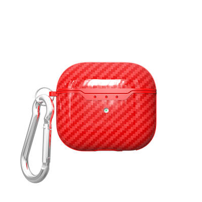 Apple Airpods 4 Case Zore Airbag 05 Silicone Red