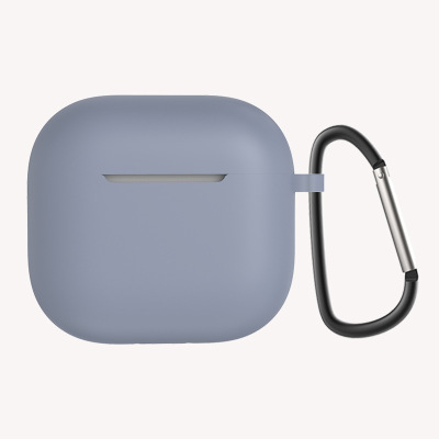 Apple Airpods 4 Zore Standard Silicone Case Lavendery Gray