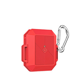 Apple Airpods Case Zore Airbag 09 Silicon Red