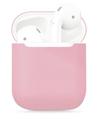 Apple Airpods Case Zore Airbag 13 Silicon Pink