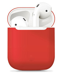 Apple Airpods Case Zore Airbag 13 Silicon Red