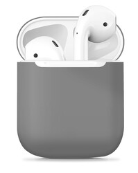 Apple Airpods Case Zore Airbag 13 Silicon Grey