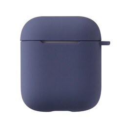 Apple Airpods Kılıf Zore Airbag 11 Silikon Lavendery Gray