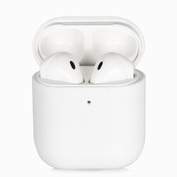 Apple Airpods Kılıf Zore Silk Silikon Beyaz