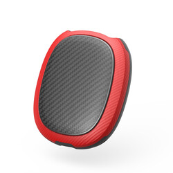 Apple Airpods Max Wiwu Armor Carbon Koruyucu Kılıf​ Kırmızı