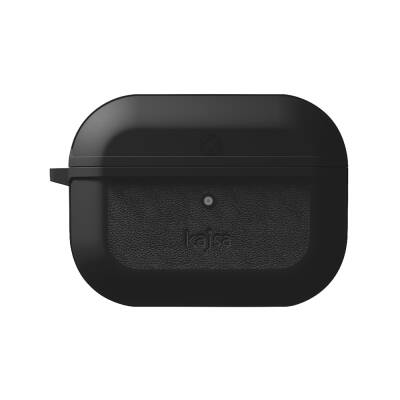 Apple Airpods Pro 2 Case Kajsa Luxe Collection Wireless Charging Compatible Case Black