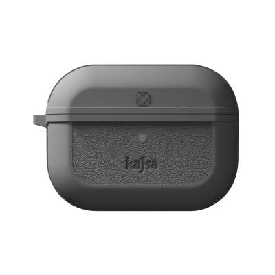 Apple Airpods Pro 2 Case Kajsa Luxe Collection Wireless Charging Compatible Case Grey